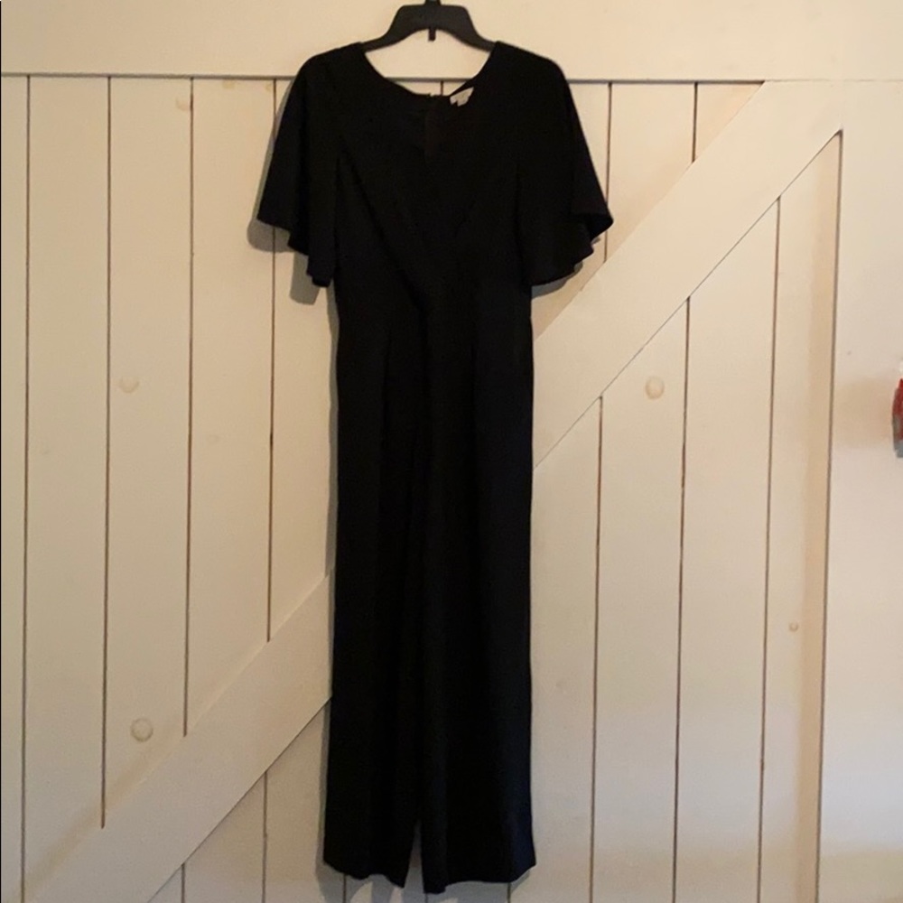 Loft Black Wide Leg Jumper